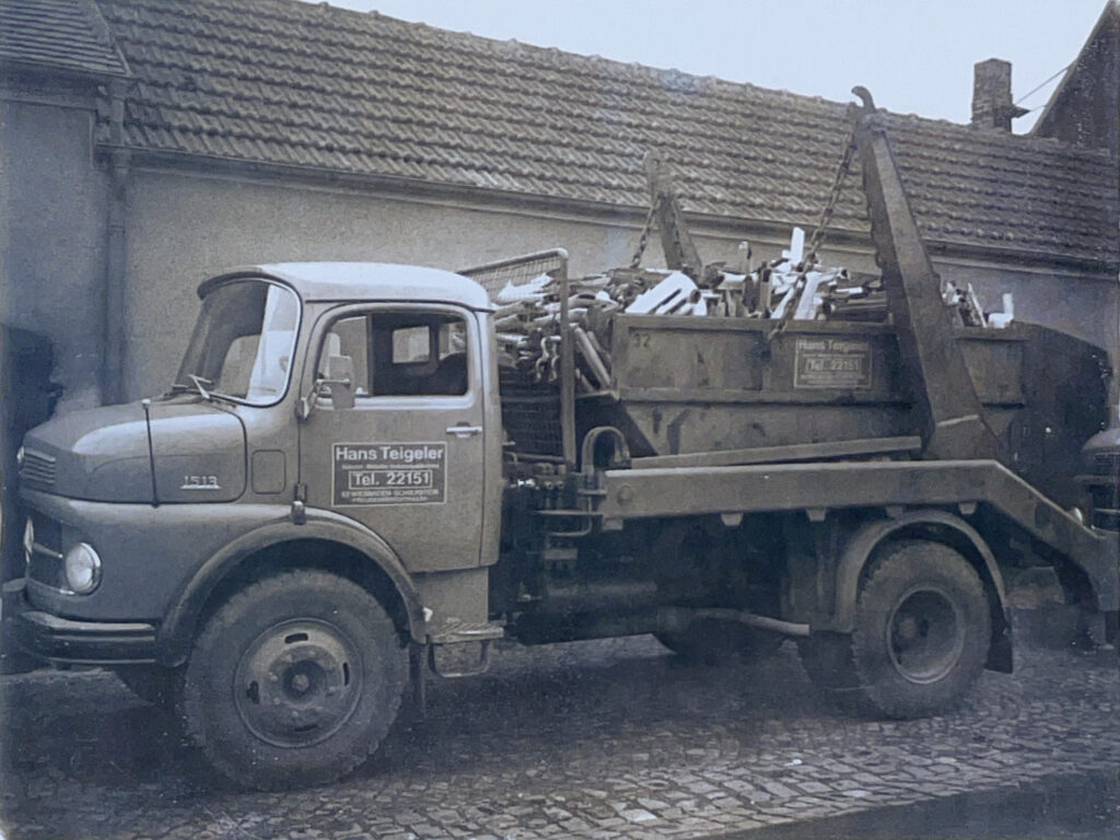 Hans Teigeler erster LKW